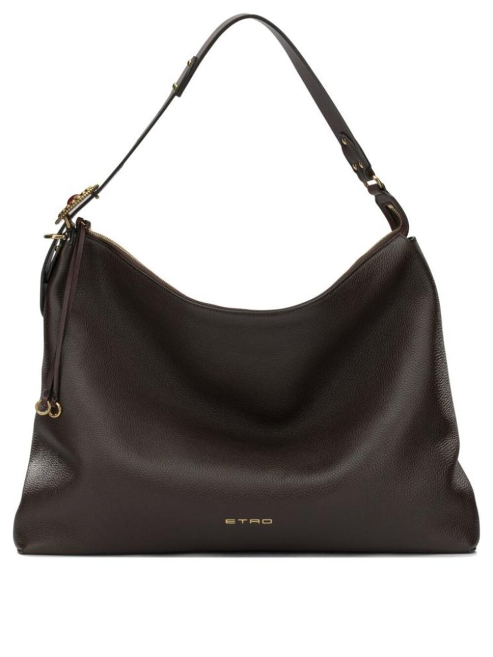 Etro Large Leather Shoulder Bag Women